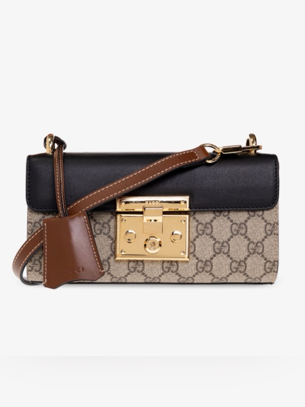 GUCCI Padlock mini leather shoulder bag